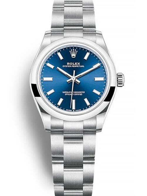 Rolex Oyster Perpetual Lady 31mm Blue Dial